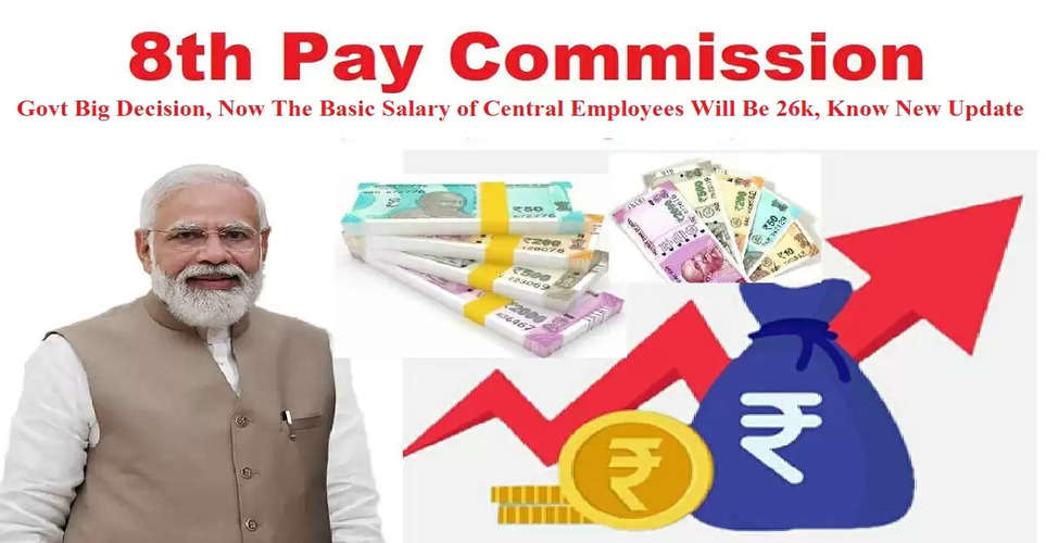 8th Pay Commission: Govt Big Decision, Now The Basic Salary of Central ...