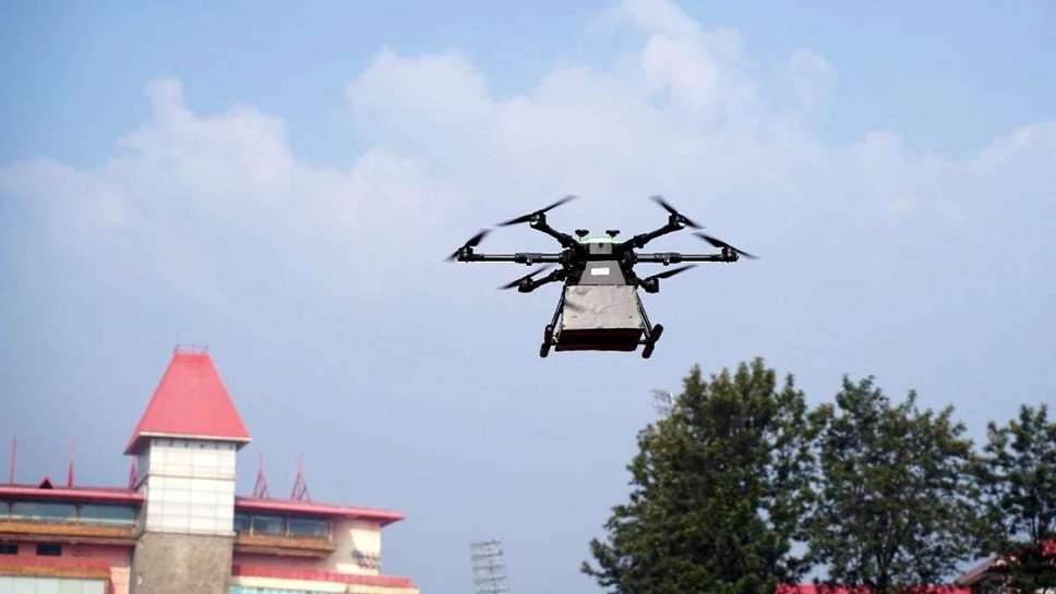Gurugram News, Delivery by Drone in Gurugram, Cyber City