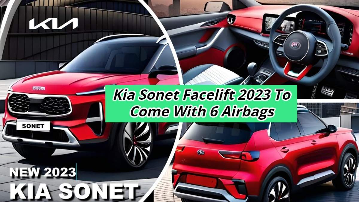 Kia Sonet Facelift 2023 To Come With 6 Airbags, EBD & ABS