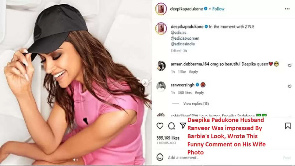 Deepika Padukone Husband Ranveer Was impressed By Barbie's Look, Wrote This Funny Comment on His Wife Photo