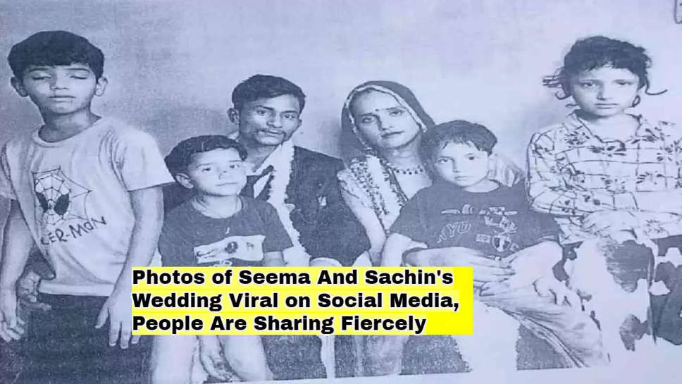 Photos of Seema And Sachin's Wedding Viral on Social Media, People Are Sharing Fiercely