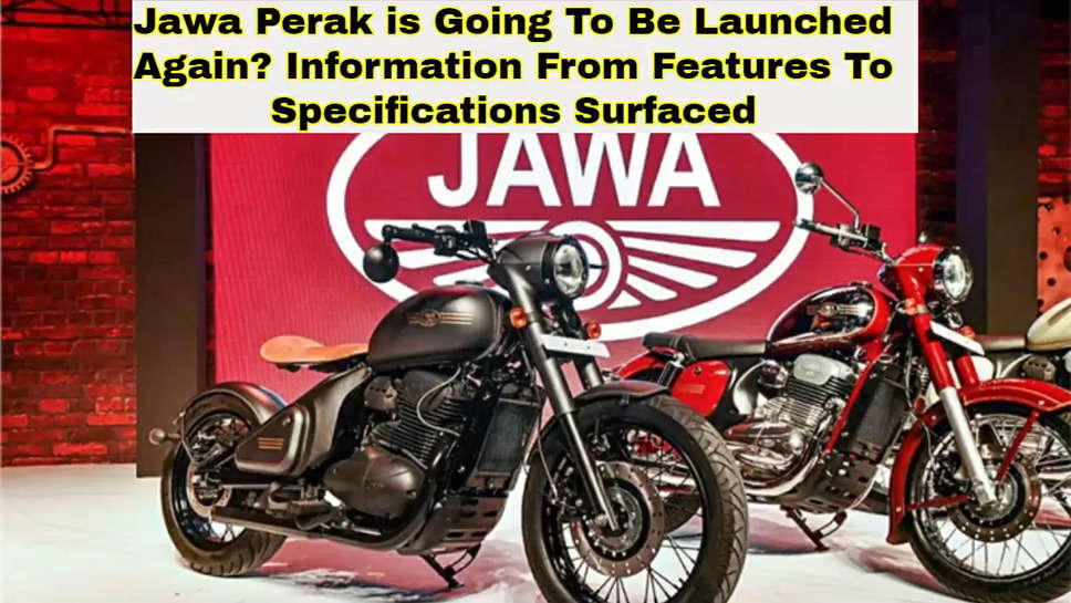 Jawa Perak is Going To Be Launched Again? Information From Features To Specifications Surfaced