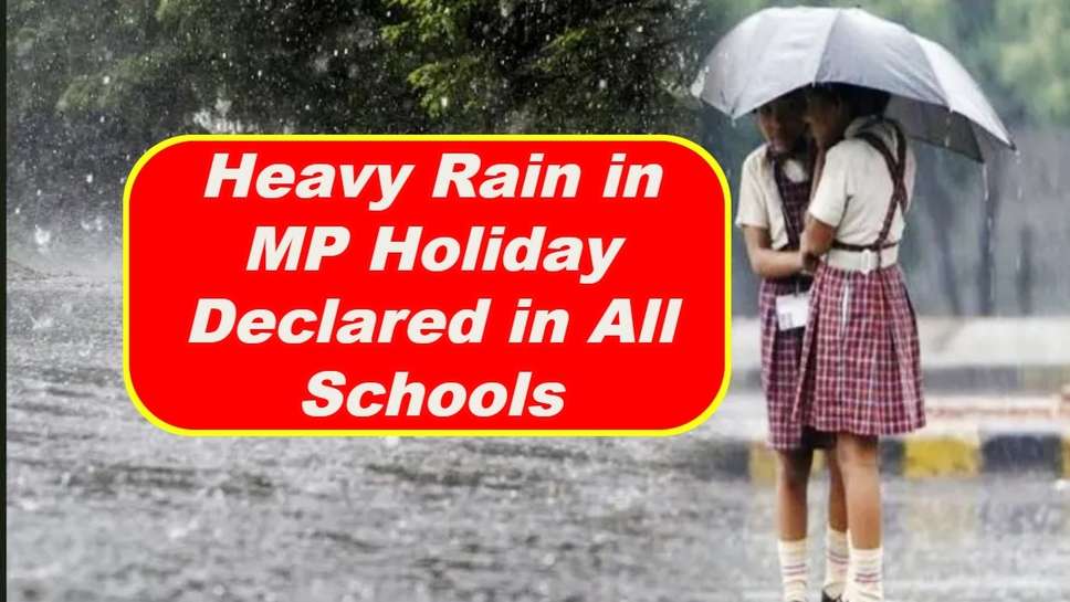 Heavy Rain in MP, Holiday Declared in All Schools