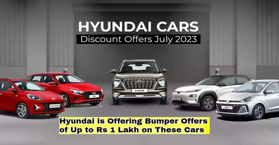 Hyundai is Offering Bumper Offers of Up to Rs 1 Lakh on These Cars