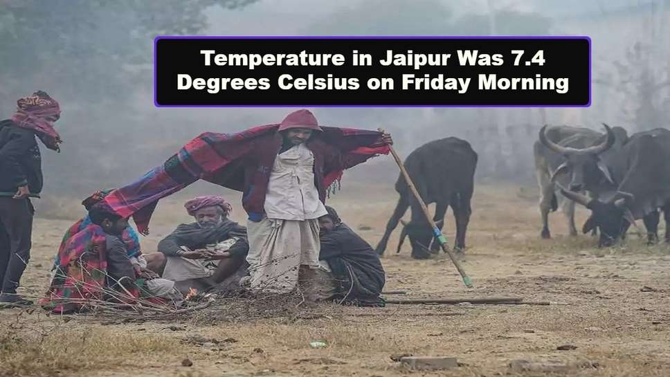 Temperature in Jaipur Was 7.4 Degrees Celsius on Friday Morning