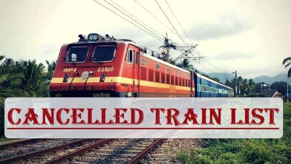 Upcoming cancelled trains, Train cancelled Enquiry, IRCTC cancelled trains list, Cancelled train list today, List of cancelled trains tomorrow, Cancelled trains, NTES cancelled Trains List, Cancelled trains list today and tomorrow
