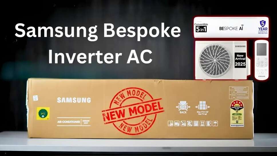 Samsung Bespoke Inverter AC is available for just ₹5k, with smart features & a long 10-year warranty