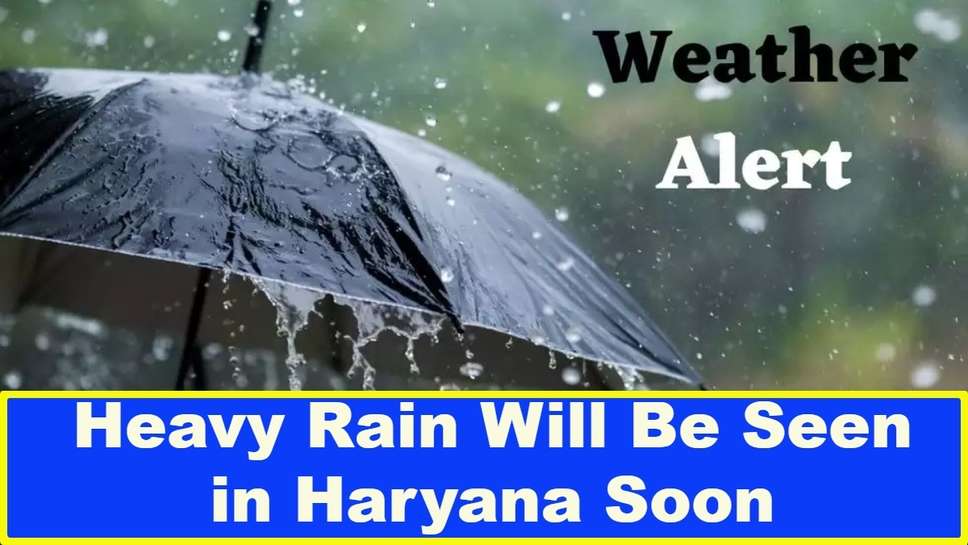 Heavy Rain Will Be Seen in Haryana Soon