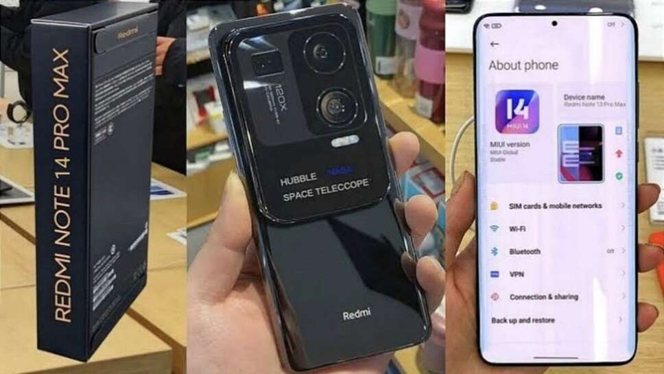 Redmi Note 14 Pro Max New Smartphone &&nbsp;6.9-inch Super AMOLED Display
