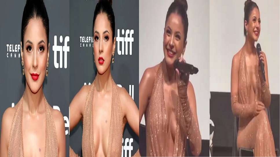 Shehnaaz Gill Shines at Toronto Film Festival, Raises Bar of Hotness in Deep Neck Backless Gown