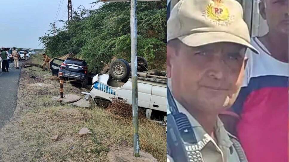 SUV Driver Furious After Being Stopped By Traffic Police, SUV Collided With ASI at&nbsp; Speed of 120